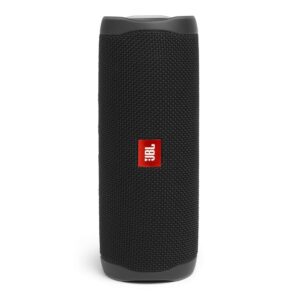 JBL Flip 5 Waterproof Portable Bluetooth Recycled Plastic Speaker Bundle with divvi! Protective Hardshell Case - Blue (Eco Edition)