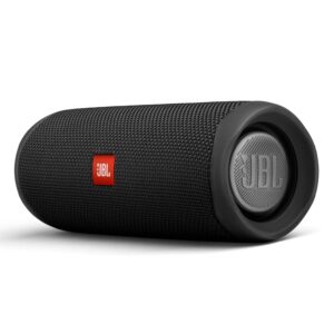 JBL Flip 5 Waterproof Portable Bluetooth Recycled Plastic Speaker Bundle with divvi! Protective Hardshell Case - Blue (Eco Edition)