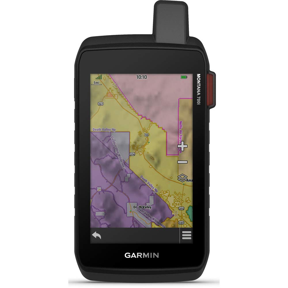 Garmin Montana 750i, Rugged GPS Handheld with Built-in inReach Satellite Technology and 8-megapixel Camera,Glove-Friendly 5"" Color Touchsreen" (010-02347-00)