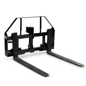 titan attachments pallet fork frame attachment with 42" fork blades, fits cat i & ii tractors, rated 4,000 lb
