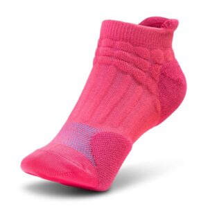 runtechnology performance low-cut socks | pink | large
