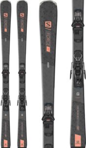 salomon s/force 5 womens skis w/l 10 gw bindings sz 160cm