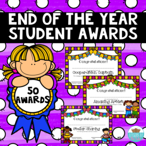 end of the year student awards