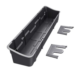 lyon cover elaborate manufacturing underseat storage box for 2015-2020 ford150,2017-2020 ford250/350/450/550丨crew cab 丨ultimate space enjoyment丨true black texture