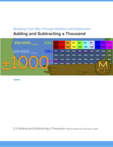 skipping your way through addition and subtraction: adding and subtracting a thousand