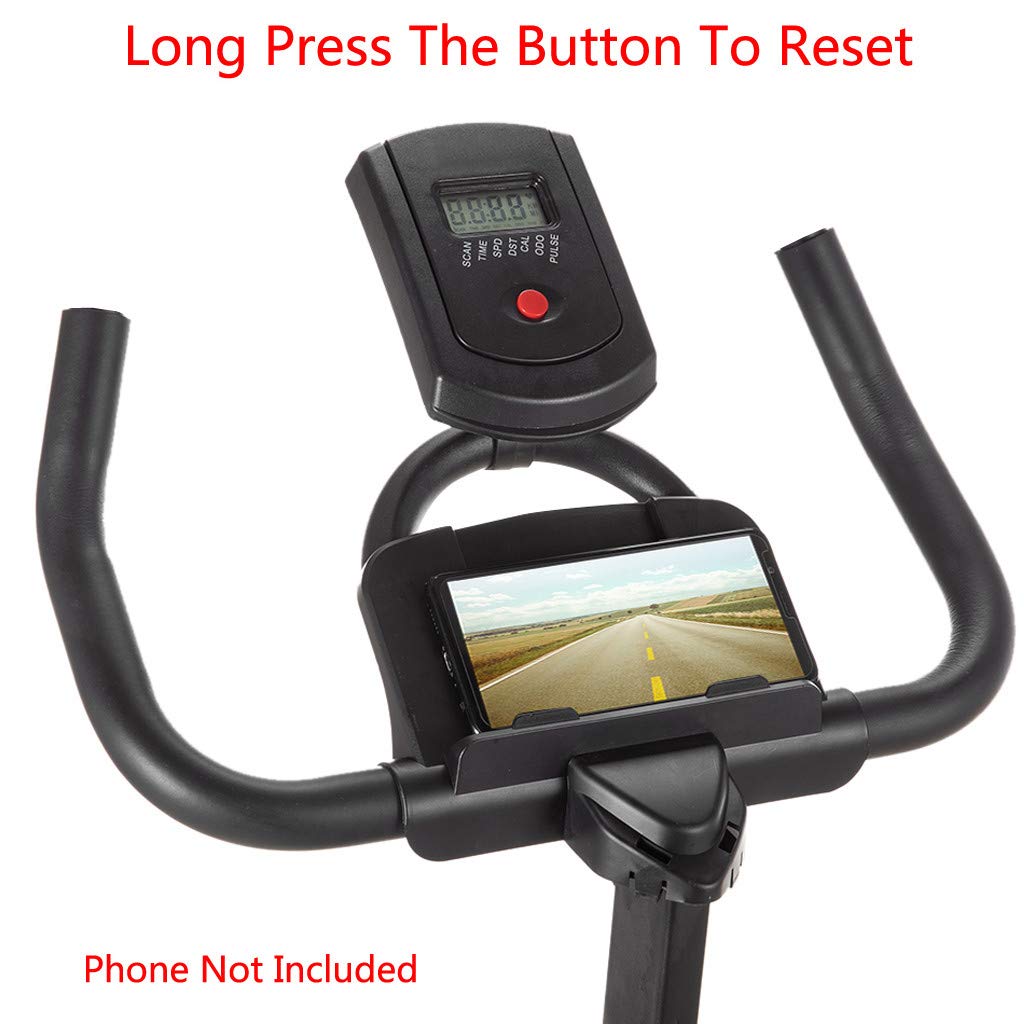 Indoor Cycling Bike Professional Exercise Cycle Bike Sport Bike with LCD Digital Monitor Phone Holder, Stationary Bikes Cardio Workout Machine Upright Bike Belt Drive Home Gym