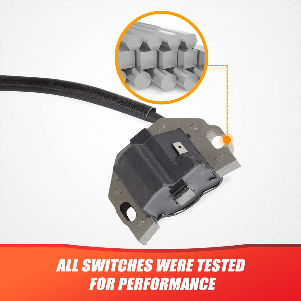 RANSOTO 21171-0743 Ignition Coil Compatible with Kawasaki FR730V FX691V FR691V FR651V FX801V FX850V FX751V FX651V FS541V FS481V FS600V FX730V FX921V Engines Replaces 21171-0711 21171-0738 Pack of 2