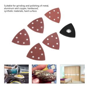 Fafeicy 101pc Sanding Set Sandpaper Sheets Sandpaper for Bosch Fein Oscillating Multi Tool Cutting Cutter Pad Surface Finishing Work, Finishing Washers