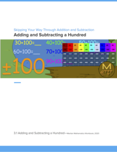 skipping your way through addition and subtraction: adding and subtracting a hundred