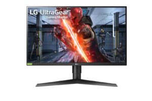 lg 27” 27gn75b-b hdr10 ips fhd 1ms ultragear™ gaming monitor with 240hz refresh rate, adaptive-sync (freesync™) technology & is compatible with nvidia g-sync®,black