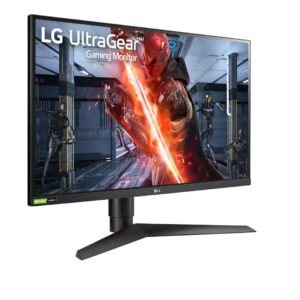 LG 27” 27GN75B-B HDR10 IPS FHD 1ms Ultragear™ Gaming Monitor with 240Hz Refresh Rate, Adaptive-Sync (FreeSync™) Technology & is Compatible with NVIDIA G-Sync®,Black