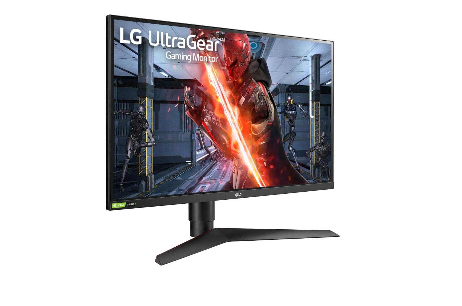 LG 27” 27GN75B-B HDR10 IPS FHD 1ms Ultragear™ Gaming Monitor with 240Hz Refresh Rate, Adaptive-Sync (FreeSync™) Technology & is Compatible with NVIDIA G-Sync®,Black