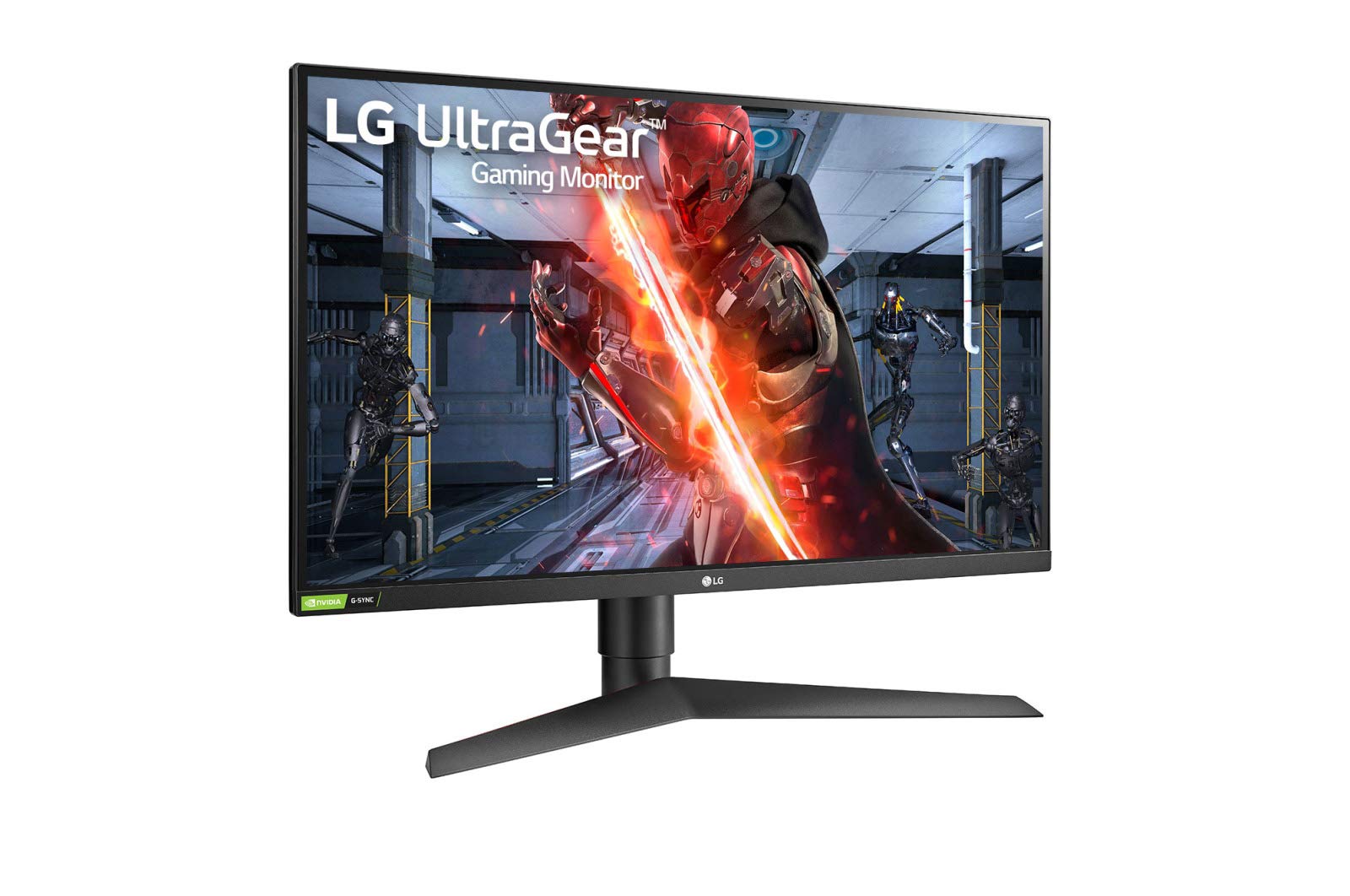 LG 27” 27GN75B-B HDR10 IPS FHD 1ms Ultragear™ Gaming Monitor with 240Hz Refresh Rate, Adaptive-Sync (FreeSync™) Technology & is Compatible with NVIDIA G-Sync®,Black