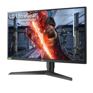 LG 27” 27GN75B-B HDR10 IPS FHD 1ms Ultragear™ Gaming Monitor with 240Hz Refresh Rate, Adaptive-Sync (FreeSync™) Technology & is Compatible with NVIDIA G-Sync®,Black