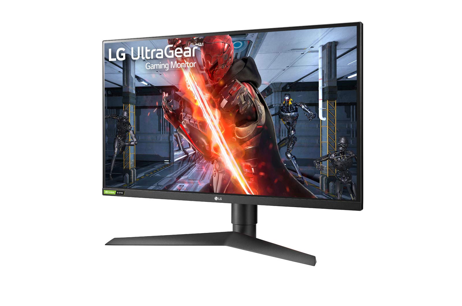 LG 27” 27GN75B-B HDR10 IPS FHD 1ms Ultragear™ Gaming Monitor with 240Hz Refresh Rate, Adaptive-Sync (FreeSync™) Technology & is Compatible with NVIDIA G-Sync®,Black