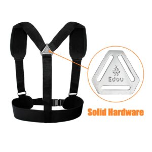 EDOU Pressure Washer Wand Belt Support - Adjustable Two-Shoulder Strap Harness for Telescoping Spray - Ideal for 18-24 ft Extension Wand