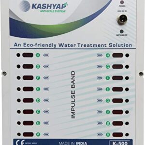 KASHYAP K500 Hard Water Mineral Descaler (20 inch pipes / 2,201 GPM) with water softener and clean water benefits