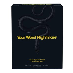 your worst nightmare by pressman - the card game that makes you face your fears, black