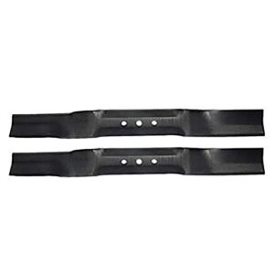 set of 2 new rolled air-lift blade fits toro, fits exmark 20030, 20033, 20036, 20040, 20042, 20043, 20053, 20054, 20056, 20057, 20090 models interchangeable with 108-0954-03, 108-3762-03, 108-3