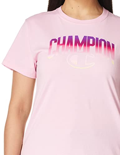 Champion Women's T-Shirt, Classic Cotton-Blend T-Shirt, Crewneck Tee, Jersey T-Shirt