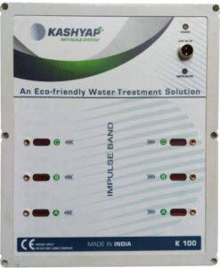kashyap k100 hard water mineral descaler (6 inch pipes / 440 gpm) with water softener and clean water benefits