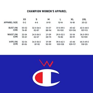 Champion Women's Cropped Tee Contrast Stich, Fantastic Fuchsia, Small