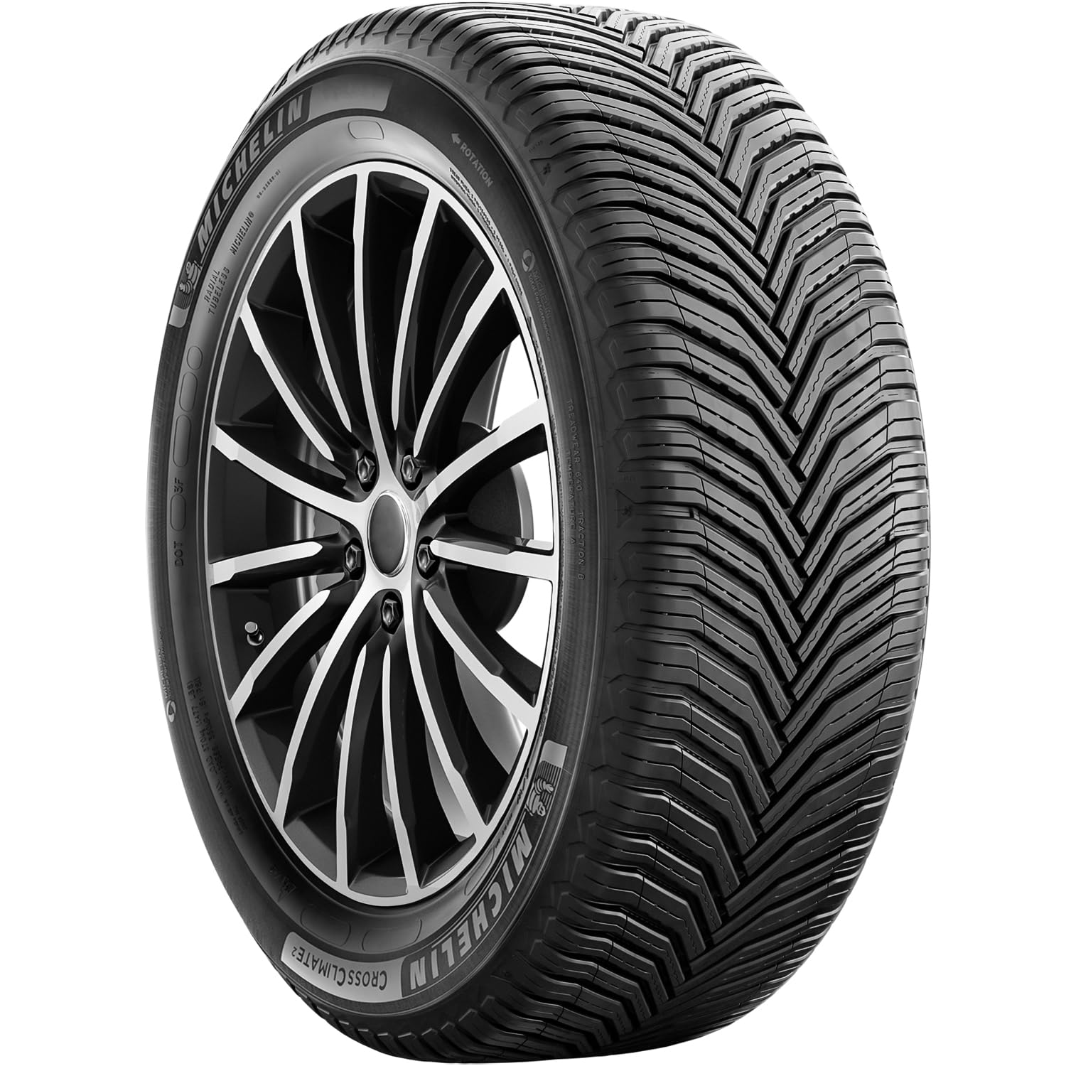 MICHELIN CrossClimate2, All-Season Car Tire, SUV, CUV - 235/65R17 104H