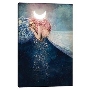 icanvas cws26 the sleep canvas print by catrin welz-stein, 26" x 18" x 0.75" depth gallery wrapped