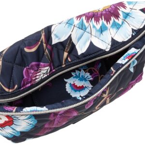 Vera Bradley Women's Performance Twill Convertible Crossbody Belt Bag With RFID Protection, Mayfair in Bloom, One Size