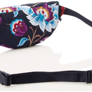 Vera Bradley Women's Performance Twill Convertible Crossbody Belt Bag With RFID Protection, Mayfair in Bloom, One Size