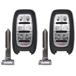 keyless entry remote for chrysler pacifica m3n-97395900 (pack of 2)