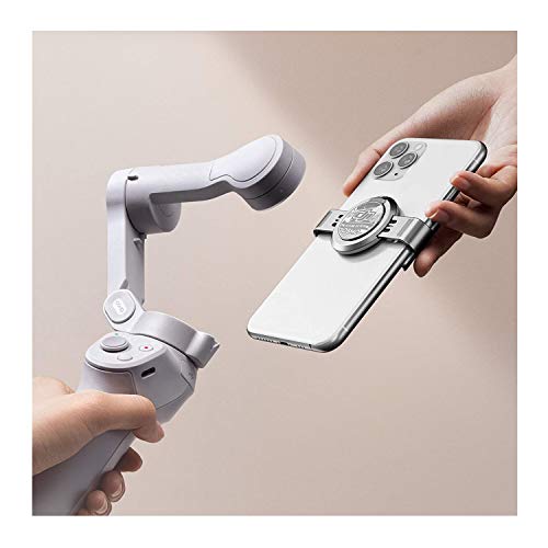 DJI OM 4 - Handheld 3-Axis Smartphone Gimbal Stabilizer with Grip, Tripod, Gimbal Stabilizer Ideal for Vlogging, YouTube, Live Video, Phone Stabilizer Compatible with iPhone and Android