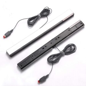 Fpxnb 2 Pcs Replacement Motion Sensor Bars for Wii & WiiU Game Console, Wired Infrared IR Ray Sensors (Pack of 2)