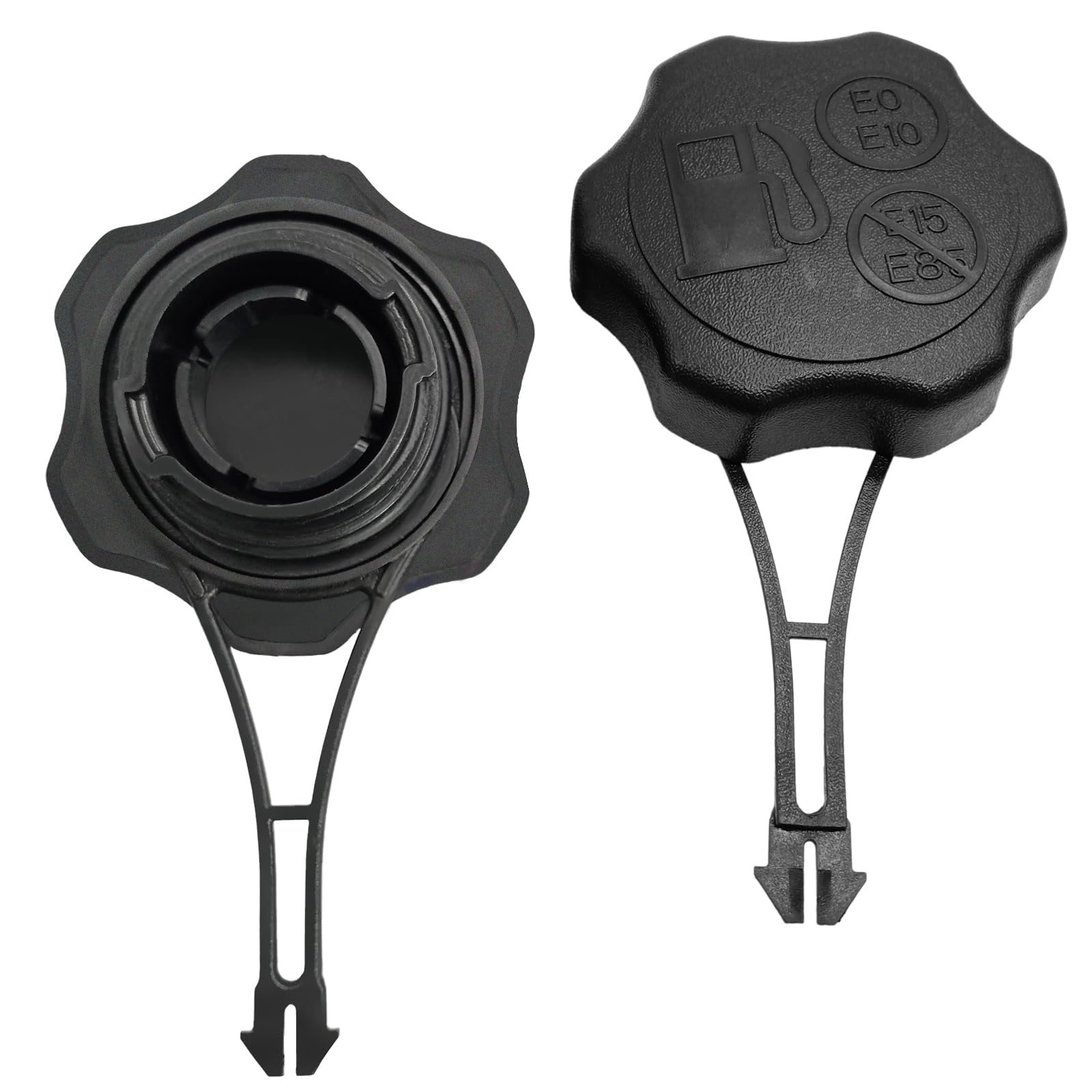 shiosheng 2pcs Fuel Tank Cap Gas Cap 594061 Fit for Lawn Mower for B& S w/Tether 675Exi, 725Exi Series