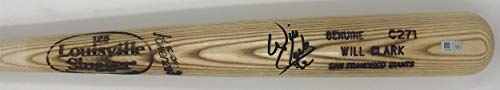 Will Clark Autographed Game Model Louisville Slugger Bat - Autographed MLB Bats