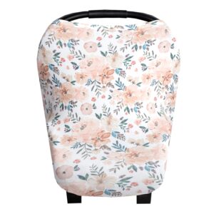 Copper Pearl Multi-Use Cover: Car Seat Covers, Nursing Cover, and Stroller Cover for Sun - Stretchy Fabric, All-Season Use, Stylish Designs, Easy Access for Moms - Sunnie