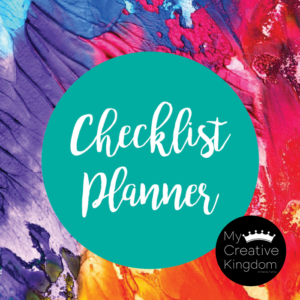 editable pdf simple checklist planner