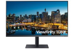 samsung tu872 series 32-inch viewfinity 4k uhd (3840x2160) computer monitor, thunderbolt 3 daisy chain, hdmi, display port, height adjustable stand, 3 yr wrnty (lf32tu872vnxgo)