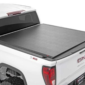 Rough Country Soft Roll-Up Bed Cover for 2014-2018 Chevy Silverado 1500/GMC Sierra 1500 | 5'8" - 48119551