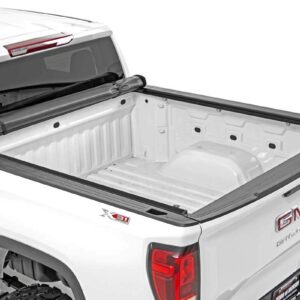 Rough Country Soft Roll-Up Bed Cover for 2014-2018 Chevy Silverado 1500/GMC Sierra 1500 | 5'8" - 48119551