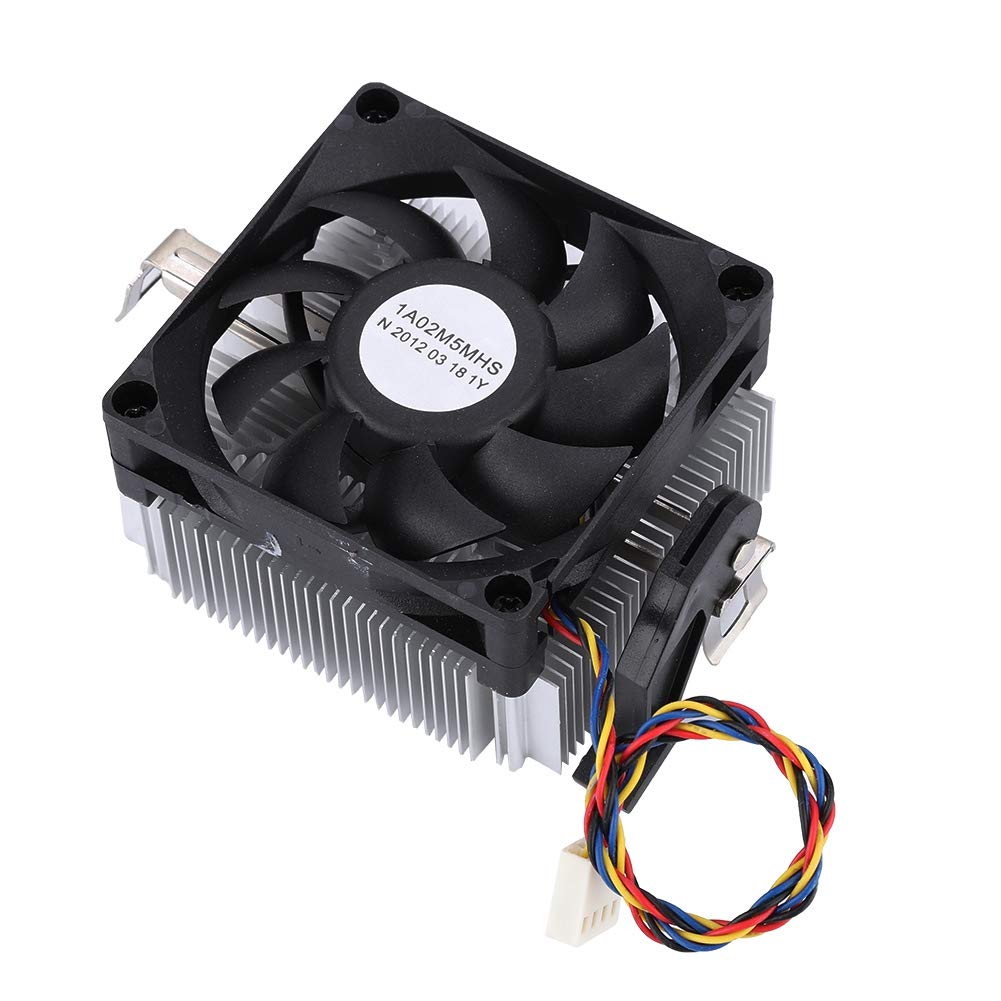 Hydraulic Bearing CPU Cooling Fan, Black CPU Cooler, Large Air Volume 12V CPU Fan, Excellent Heat Dissipation Performance for AM2 AM3 AM3+ FM1 FM2 FM2+