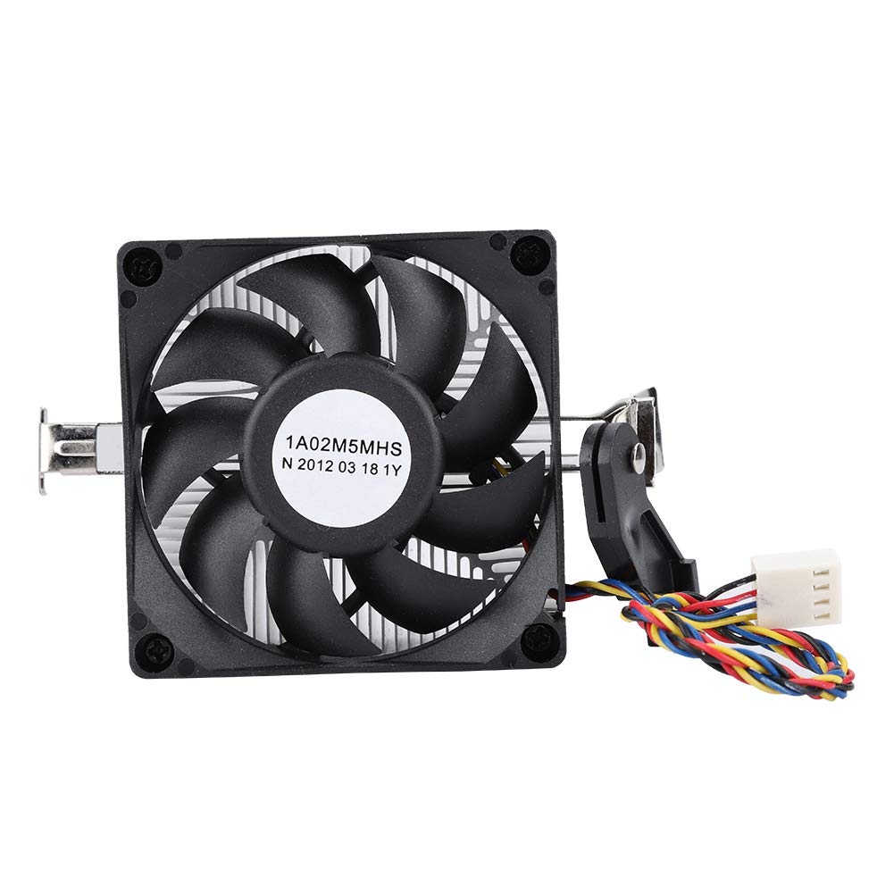 Hydraulic Bearing CPU Cooling Fan, Black CPU Cooler, Large Air Volume 12V CPU Fan, Excellent Heat Dissipation Performance for AM2 AM3 AM3+ FM1 FM2 FM2+