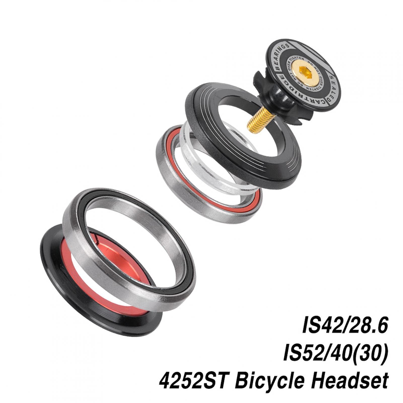 Weiyirot Bicycle Bearings, Scooter Headset, Colorfast BMX Forks, for Bicycle for Bike