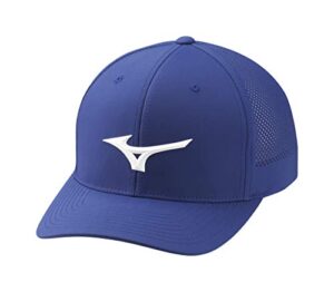 mizuno womens tour vent adjustable golf hat, royal, one size us