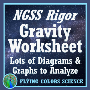 gravity worksheet gravitational interactions ngss ms-ps2-4 ess1-2 hs-ps2-4