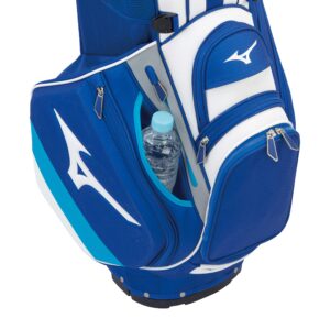 Mizuno 2021 Tour 6-Way Stand Bag, Staff, Blue, White