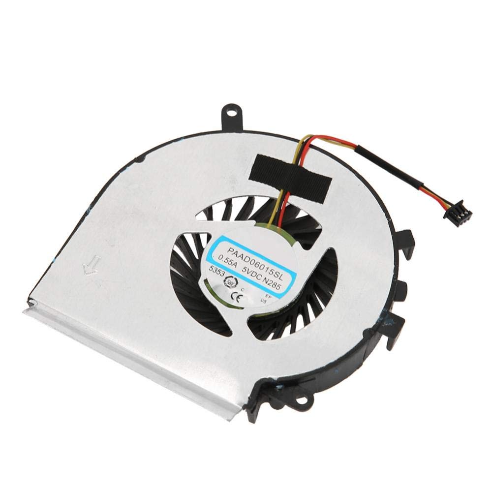 CPU Cooling Fan, 3Pin Case Fan Replacement, Laptop CPU Cooler Fan Radiator for GE62 GL62 GE72 GL72 GP62 GP72 PE60 PE70 Compatible Part Number: PAAD06015SL N303