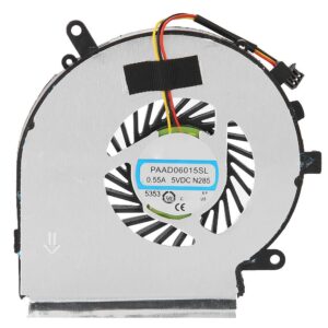 cpu cooling fan, 3pin case fan replacement, laptop cpu cooler fan radiator for ge62 gl62 ge72 gl72 gp62 gp72 pe60 pe70 compatible part number: paad06015sl n303