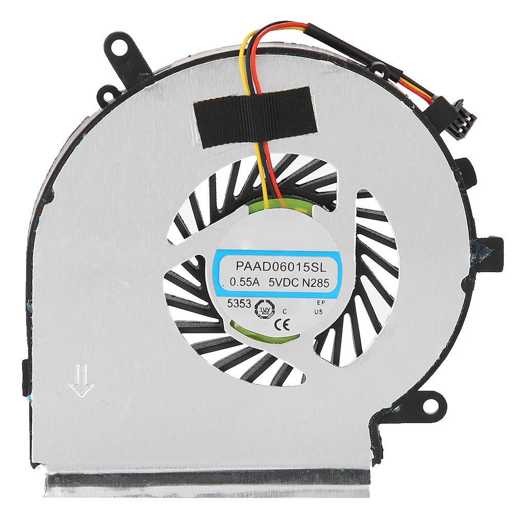 CPU Cooling Fan, 3Pin Case Fan Replacement, Laptop CPU Cooler Fan Radiator for GE62 GL62 GE72 GL72 GP62 GP72 PE60 PE70 Compatible Part Number: PAAD06015SL N303