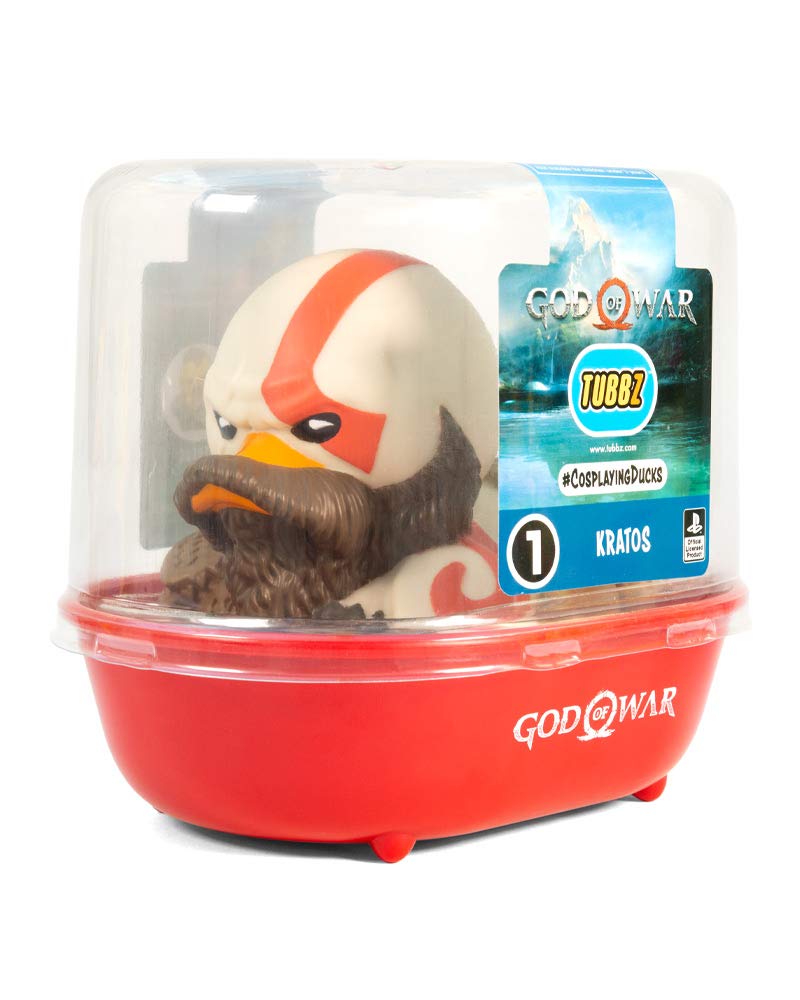 TUBBZ God of War Kratos Collectible Duck Vinyl Figure – Official God of War Merchandise – PC & Video Games